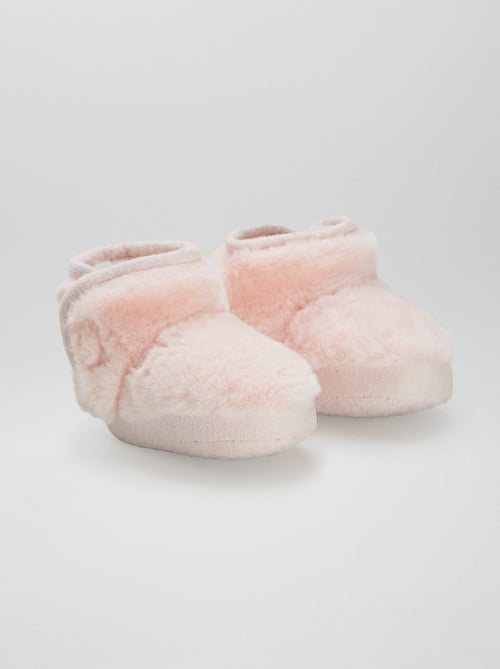 Pantufas tipo bota forradas - Kiabi