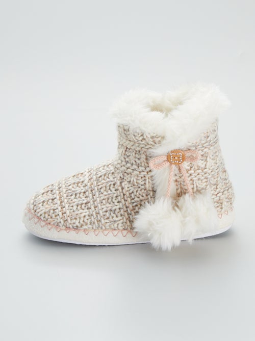 Pantufas tipo bota - Kiabi