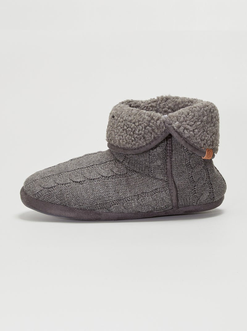 Pantufas tipo bota Toupeira - Kiabi