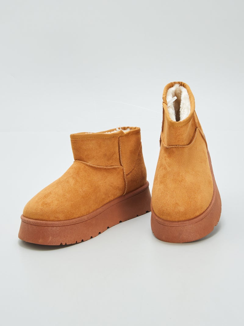 Pantufas tipo botas CASTANHO - Kiabi