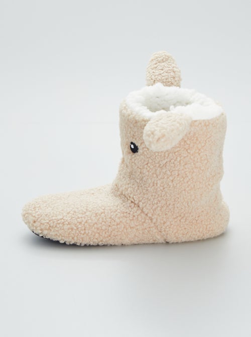 Pantufas tipo botas coelho - Kiabi
