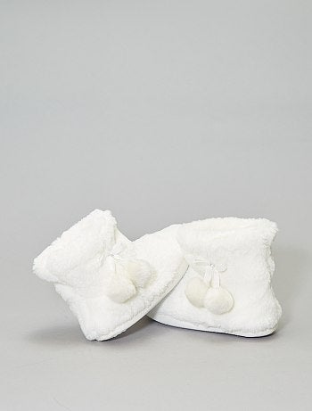 Pantufas tipo botas forradas - Kiabi