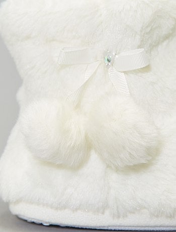 Pantufas tipo botas forradas - Kiabi