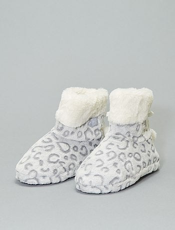 Pantufas tipo botas forradas - Kiabi