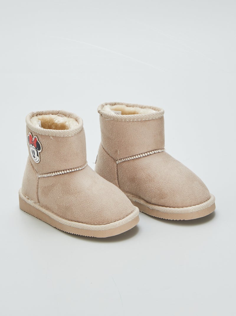 Pantufas tipo botas forradas 'Minnie' Toupeira - Kiabi