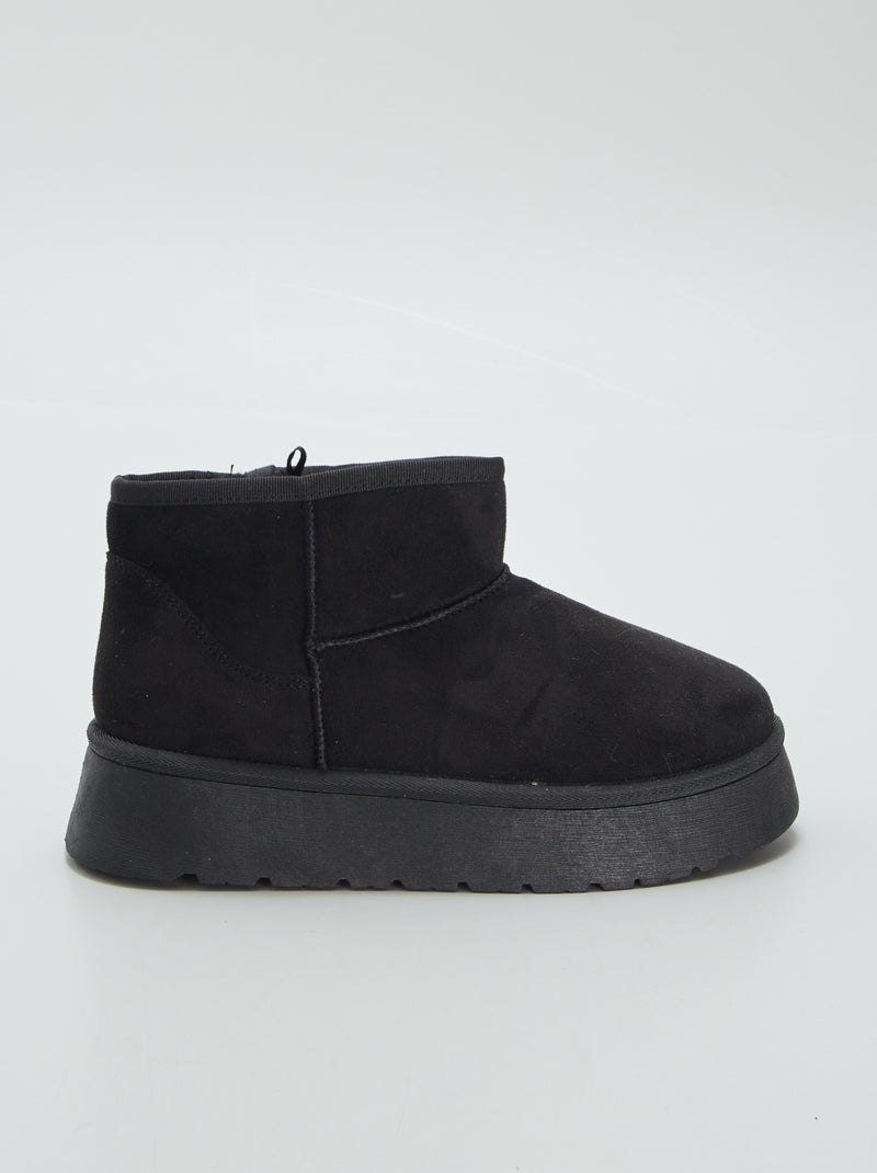 Pantufas tipo botas PRETO - Kiabi