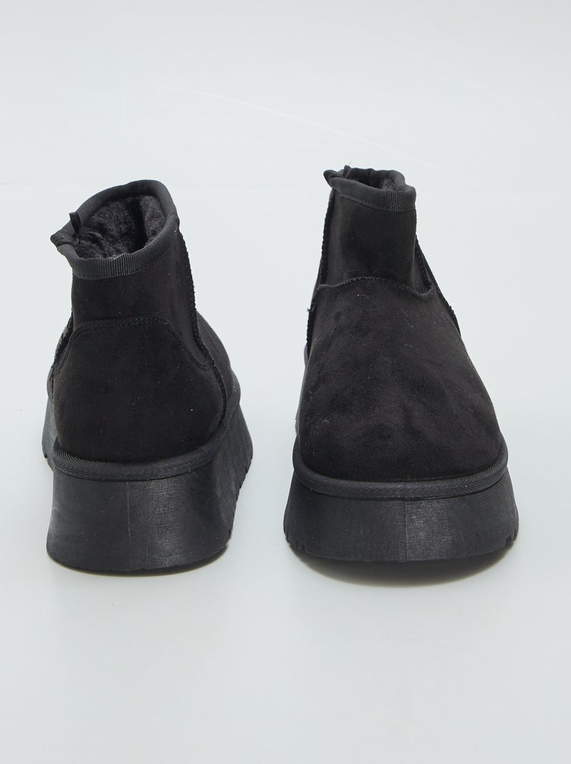 Pantufas tipo botas PRETO - Kiabi