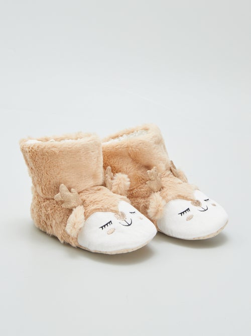 Pantufas tipo botas 'rena' - Kiabi