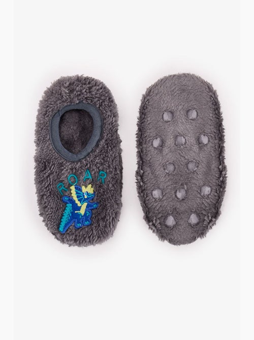 Pantufas tipo botim roarsome menino penti - Kiabi Pantufas tipo botim roarsome menino penti - Kiabi