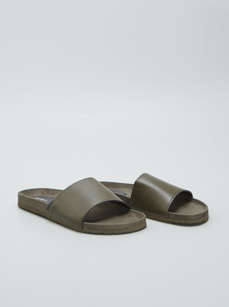 Pantufas tipo chinelas CAQUI - Kiabi