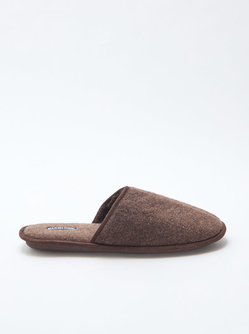 Pantufas tipo chinelas Castanho - Kiabi
