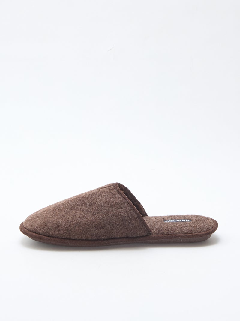 Pantufas tipo chinelas Castanho - Kiabi