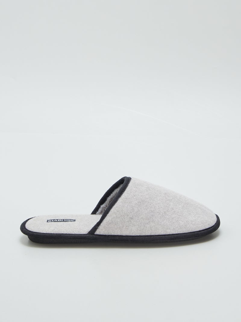 Pantufas tipo chinelas CINZA - Kiabi