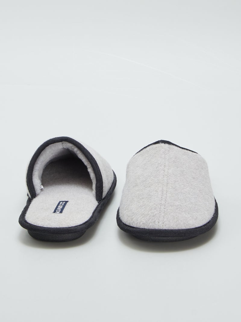 Pantufas tipo chinelas CINZA - Kiabi