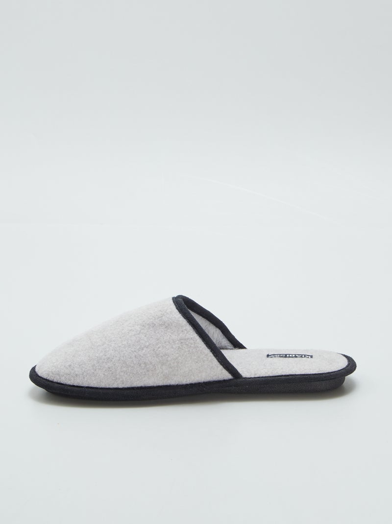 Pantufas tipo chinelas CINZA - Kiabi