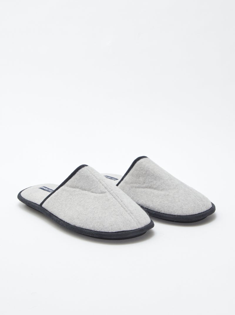 Pantufas tipo chinelas Cinza - Kiabi