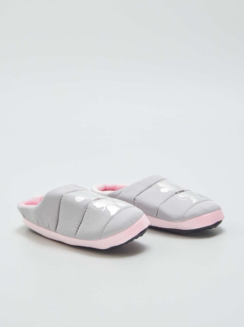 Pantufas tipo chinelas 'Disney' CINZA - Kiabi