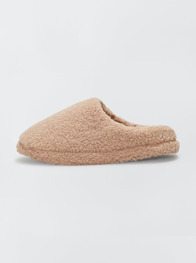 Pantufas tipo chinelas Ecru - Kiabi