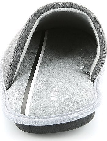 Pantufas tipo chinelas em jersey - Kiabi