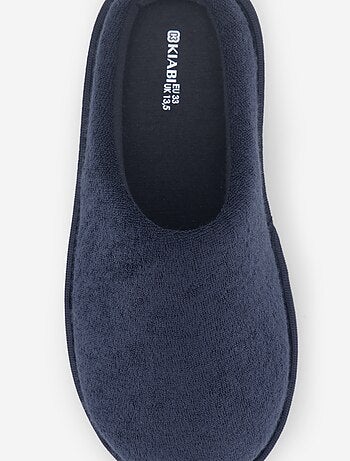 Pantufas tipo chinelas em malha borboto