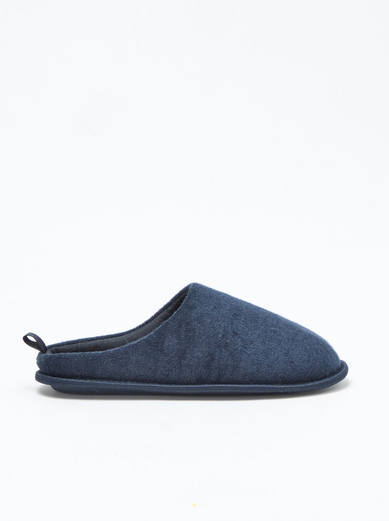 Pantufas tipo chinelas em malha borboto Azul - Kiabi