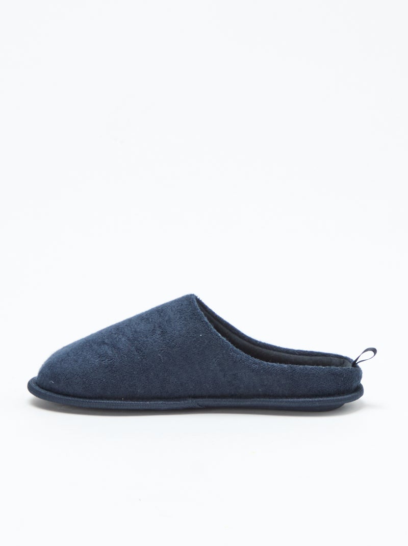 Pantufas tipo chinelas em malha borboto Azul - Kiabi