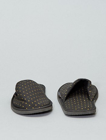 Pantufas tipo chinelas estampadas - Kiabi