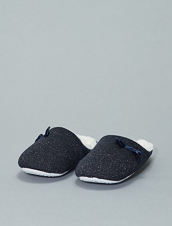 Pantufas tipo chinelas forradas - Kiabi