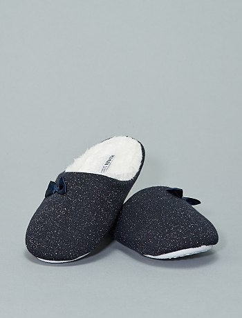 Pantufas tipo chinelas forradas - Kiabi
