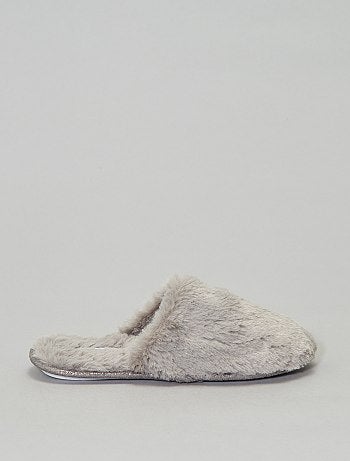 Pantufas tipo chinelas forradas - Kiabi
