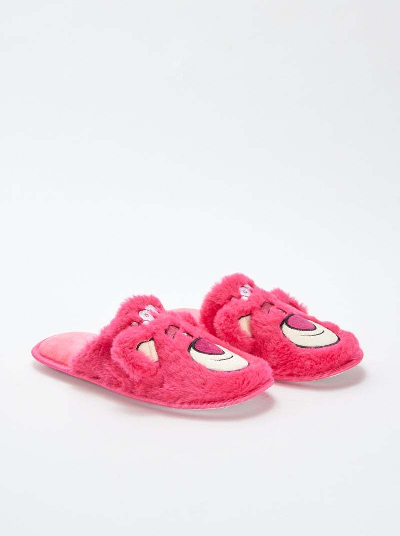 Pantufas tipo chinelas forradas 'Lotso' Rosa - Kiabi