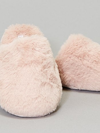 Pantufas tipo chinelas forradas - Kiabi