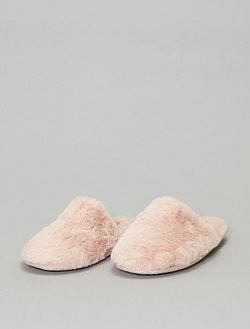 Pantufas tipo chinelas forradas - Kiabi