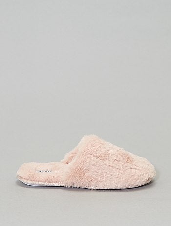 Pantufas tipo chinelas forradas - Kiabi