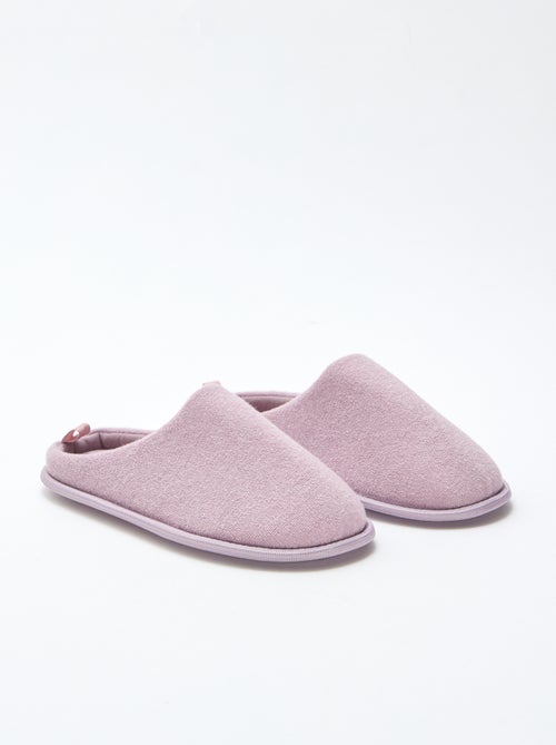 Pantufas tipo chinelas lisas - Kiabi