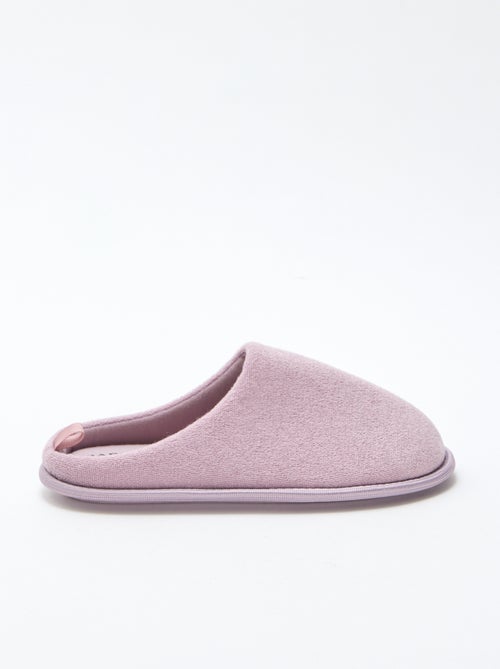 Pantufas tipo chinelas lisas - Kiabi