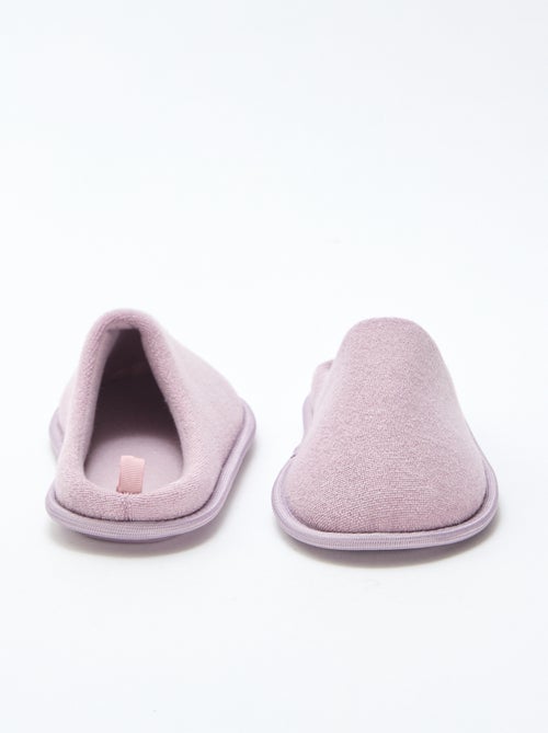 Pantufas tipo chinelas lisas - Kiabi