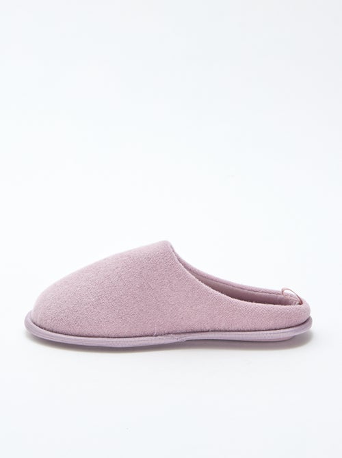 Pantufas tipo chinelas lisas - Kiabi