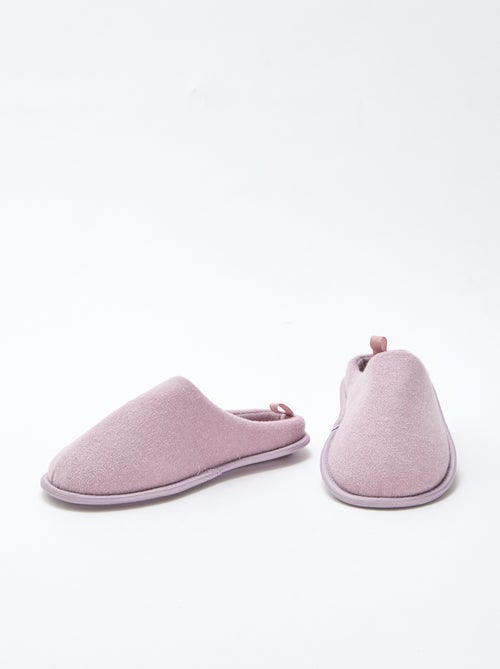 Pantufas tipo chinelas lisas - Kiabi