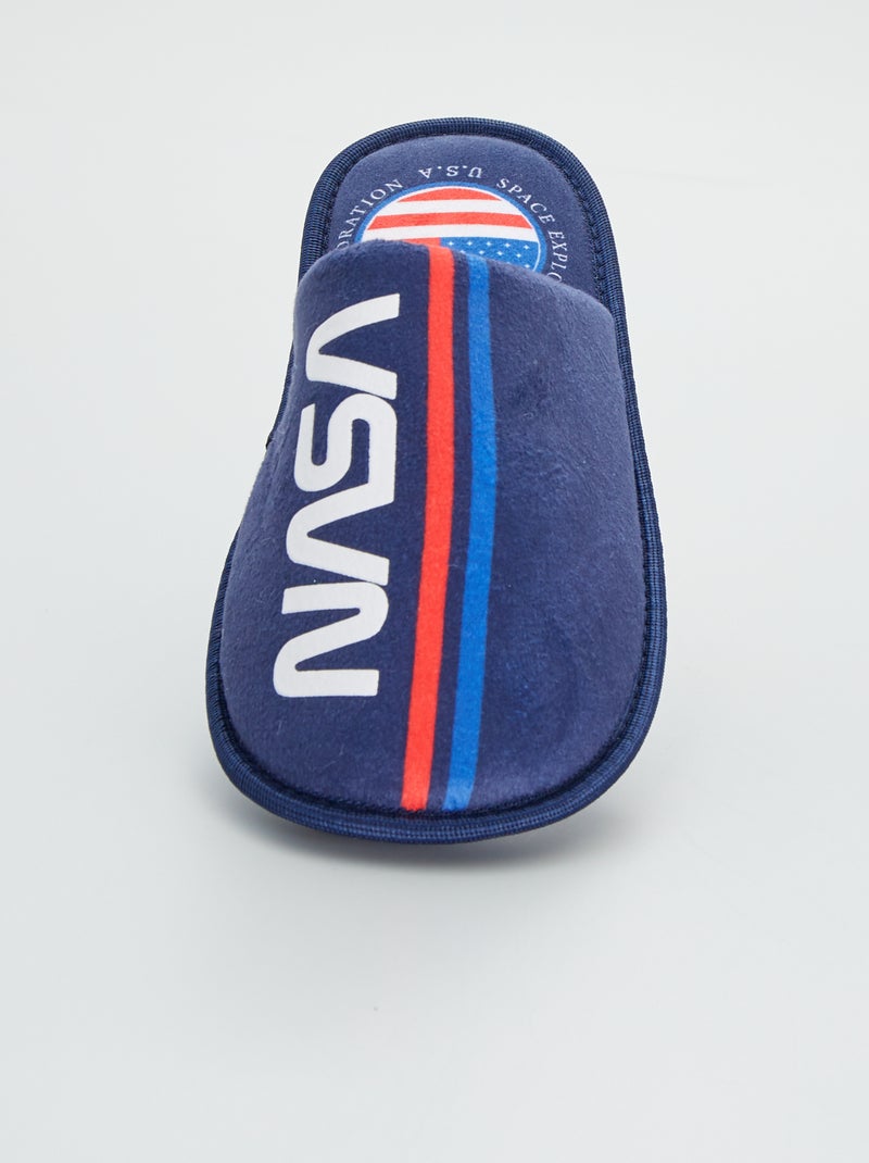 Pantufas tipo chinelas 'NASA' AZUL - Kiabi