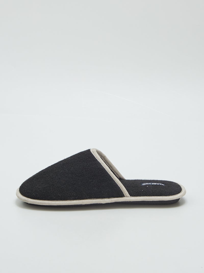 Pantufas tipo chinelas Preto - Kiabi