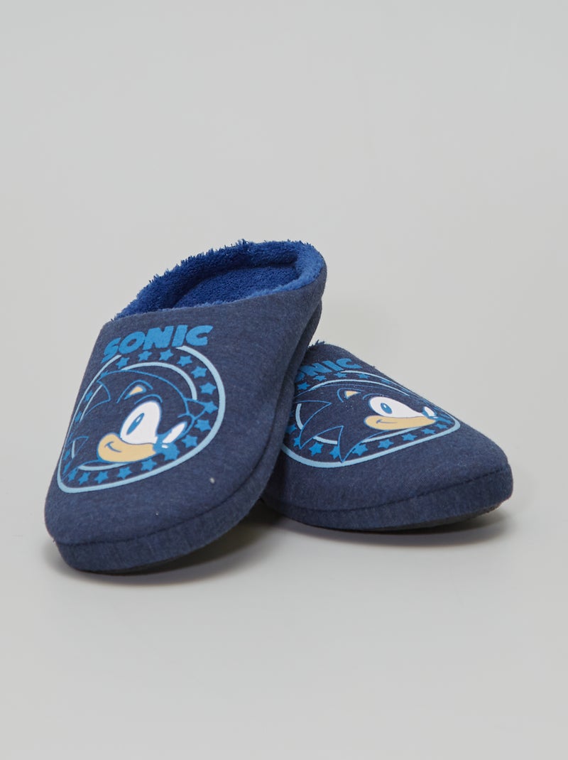 Pantufas tipo chinelas 'Sonic' Azul - Kiabi