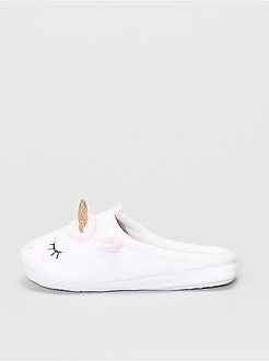 Pantufas tipo chinelas 'unicórnios' - Kiabi
