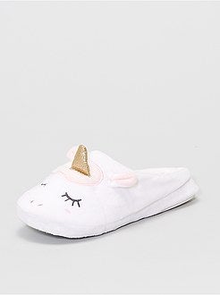 Pantufas tipo chinelas 'unicórnios' - Kiabi