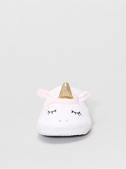 Pantufas tipo chinelas 'unicórnios' - Kiabi