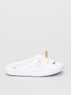 Pantufas tipo chinelas 'unicórnios' - Kiabi