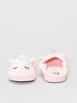 Pantufas tipo chinelas 'unicórnios' - Kiabi