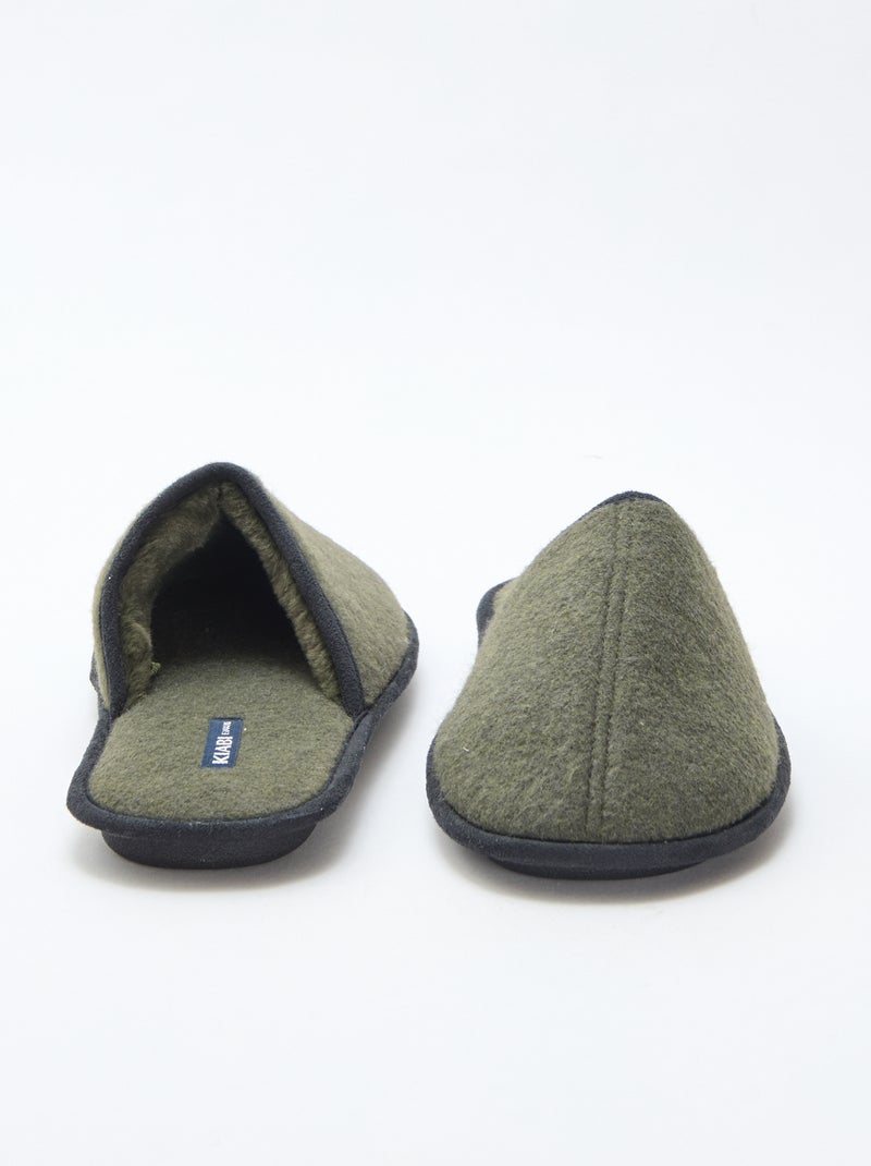 Pantufas tipo chinelas Verde - Kiabi