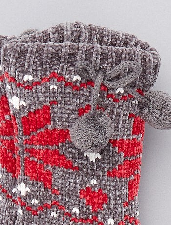 Pantufas tipo meias forradas - Kiabi