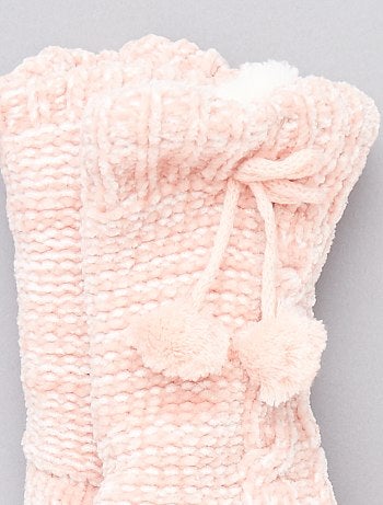 Pantufas tipo meias forradas - Kiabi